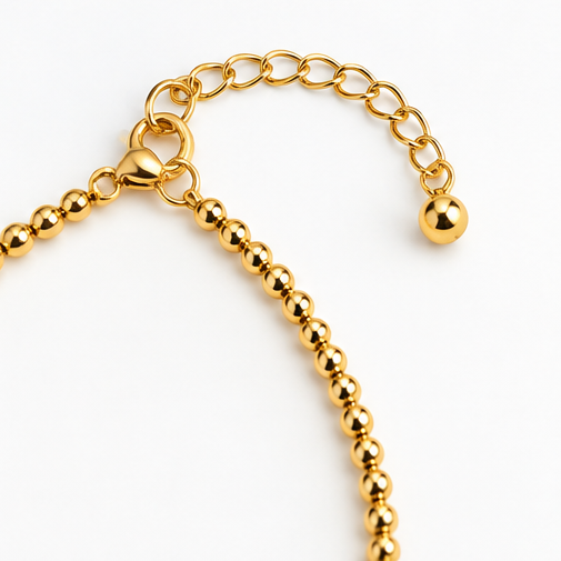 Winton & Waits Gold Ball Chain Necklace