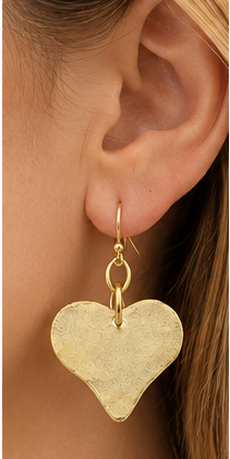 Susan Shaw Heart Earrings