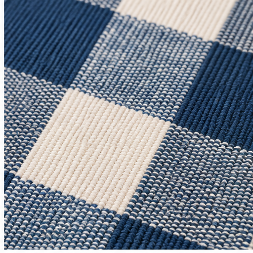 Regal Checkered Area Rug
