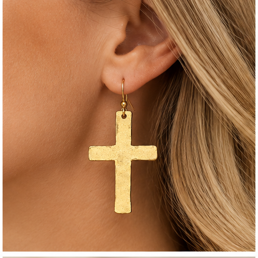 Susan Shaw Classic Cross Earrings