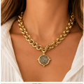 Susan Shaw Buffalo Coin Necklace
