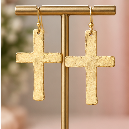 Susan Shaw Classic Cross Earrings