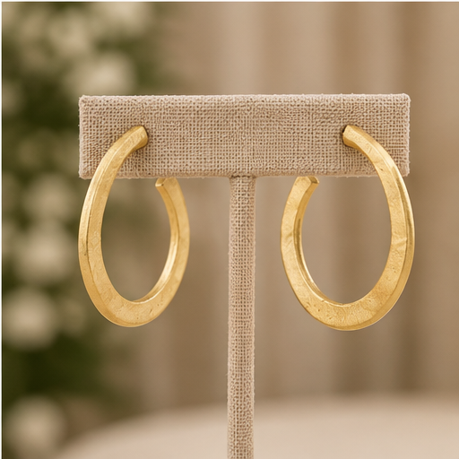 Susan Shaw Hammered Hoops