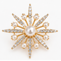 Winton & Waits Gold and Pearl Brooch