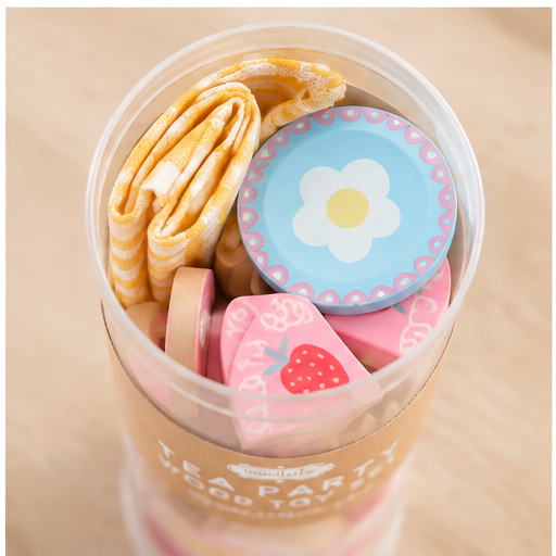 Mud Pie Wooden Tea Party Play Set