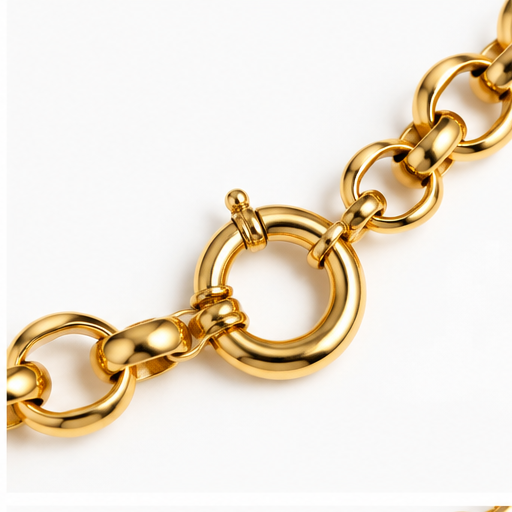 Winton & Waits Gold Rolo Necklace