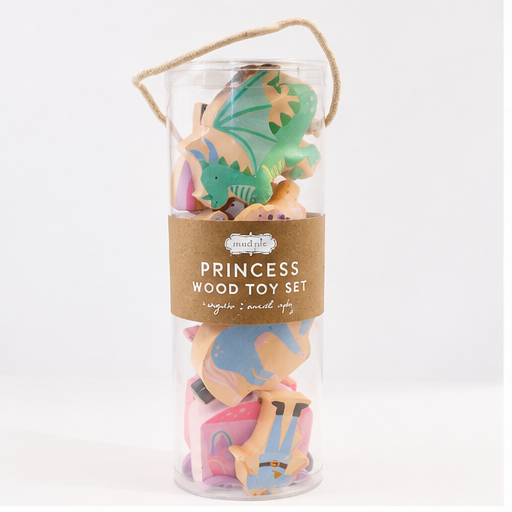 Mud Pie Princess Wood Toy Set