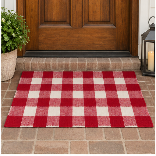 Regal Checkered Area Rug