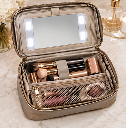 Litt Mini Organizer Glimmer Leopard