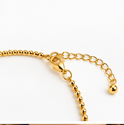 Winton & Waits Gold Ball Chain Necklace