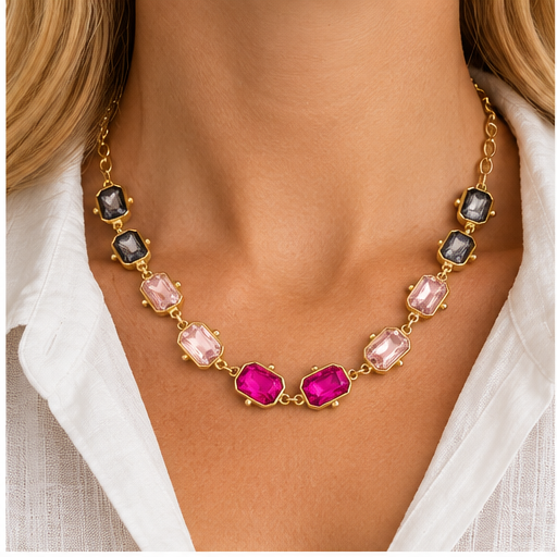Susan Shaw Collins Tennis Necklace