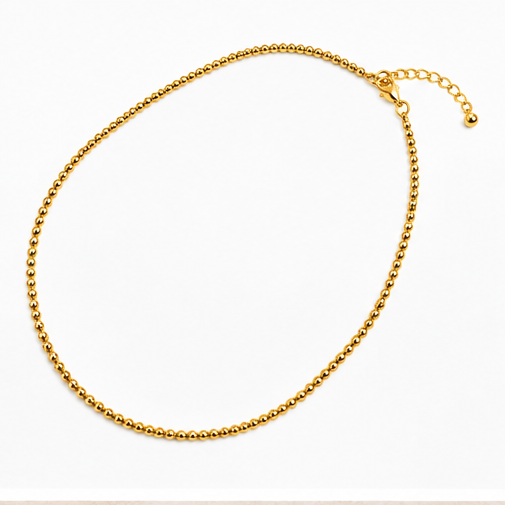 Winton & Waits Gold Ball Chain Necklace