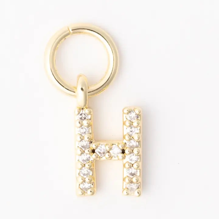 Earring Luxe Initial Charms