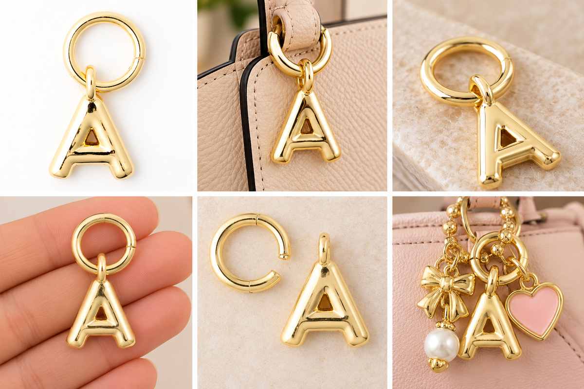 Michelle McDowell Claire Gold Initial Charm