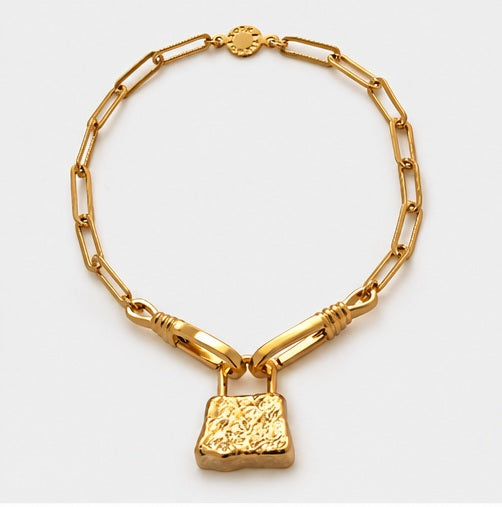 Katie Loxton Luxe Lock Necklace