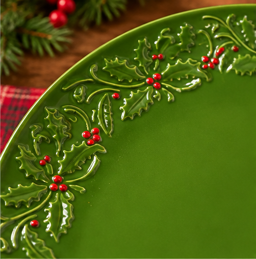 TAG Round Christmas Platter