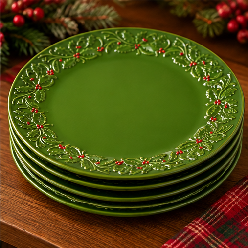 TAG Round Christmas Platter
