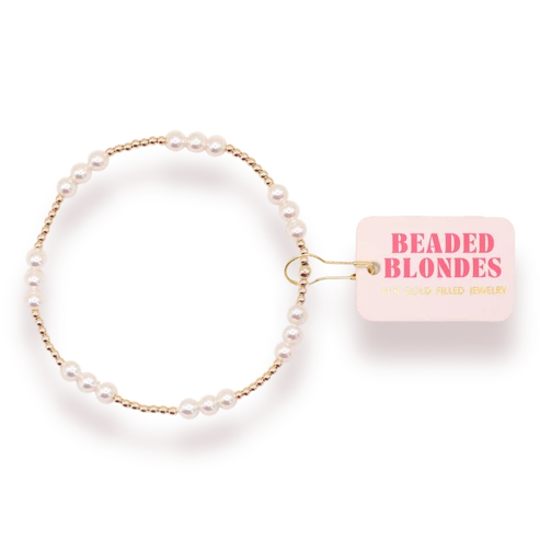 ILY Pearl Bracelet Gold