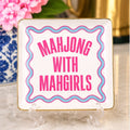 Mahjong Ceramic Trinket Tray | Mahgirls Trinket Tray