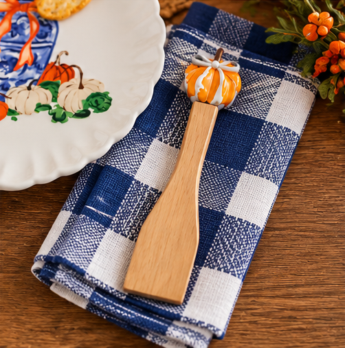 Mud Pie Topiary Pumpkin Cookie Plate