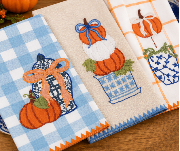 Mud Pie Topiary Towels