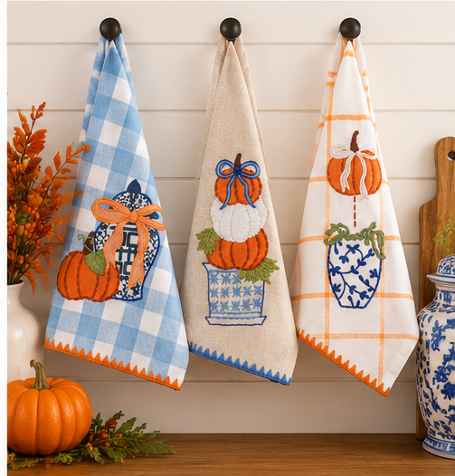 Mud Pie Topiary Towels