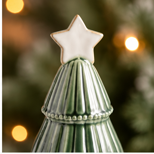 Mud Pie Large Green Ceramic Tree Sitter