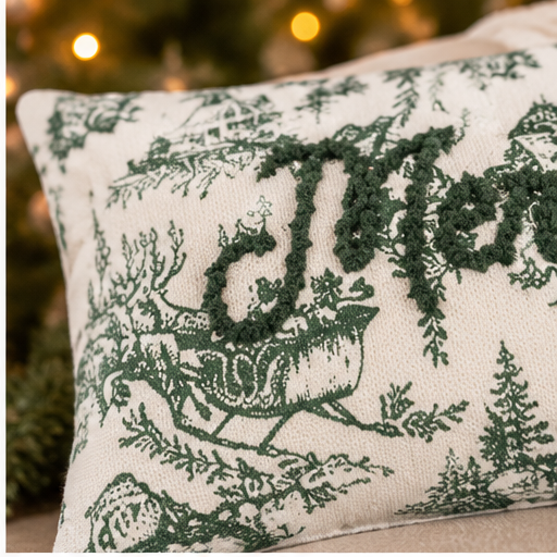 Mud Pie Merry Christmas Pillow