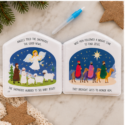 Mud Pie Nativity Water Book Activity