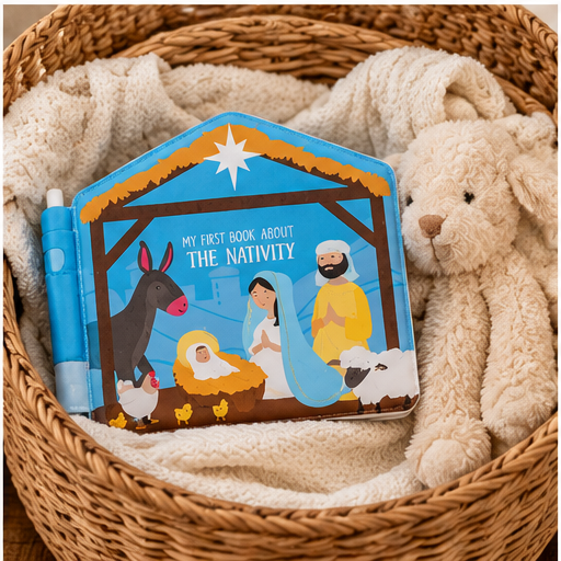 Mud Pie Nativity Water Book Activity
