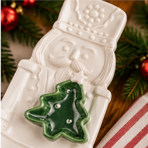Mud Pie Nutcracker Chip & Dip