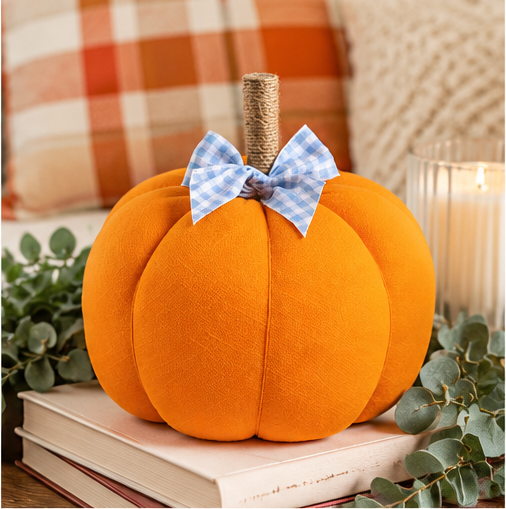 Mud Pie Large Orange Pumpkin