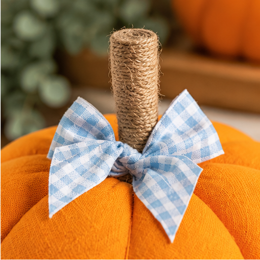 Mud Pie Large Orange Pumpkin