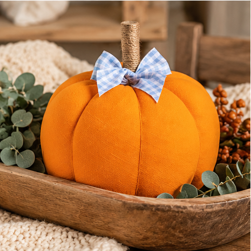 Mud Pie Large Orange Pumpkin