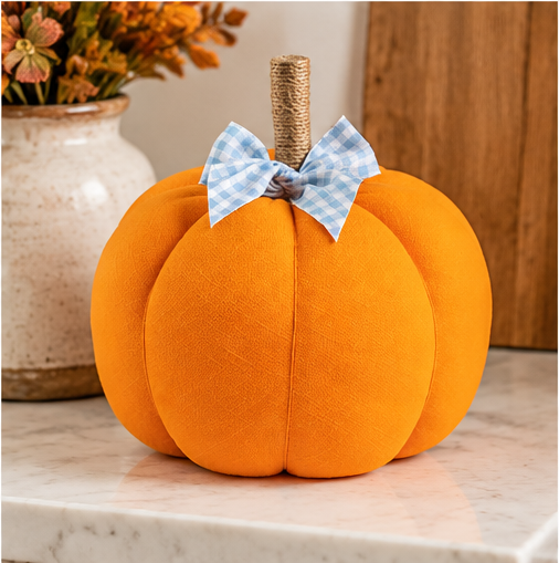 Mud Pie Large Orange Pumpkin