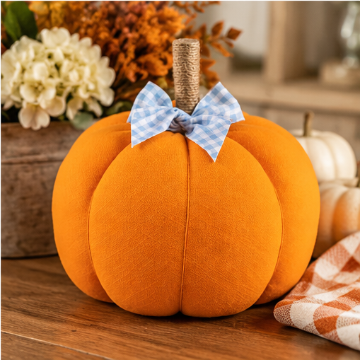 Mud Pie Large Orange Pumpkin