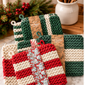 Mud Pie Holiday Stripe Potholder