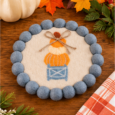 Mud Pie Pumpkin Trivet