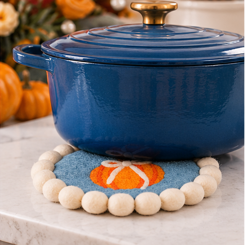 Mud Pie Pumpkin Trivet