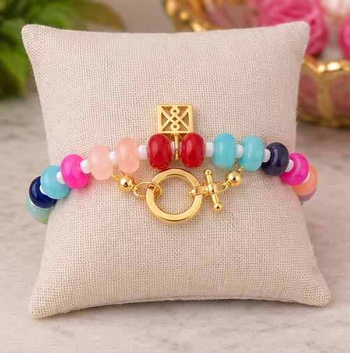 Michelle Mcdowell Thea Multicolor Stone Bracelet