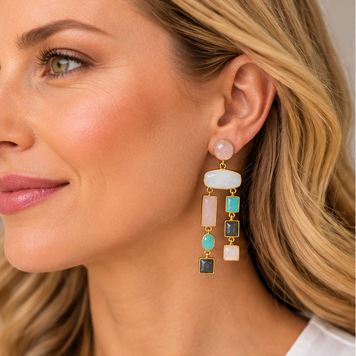 Winton & Waits Pastel Stonehenge Earring