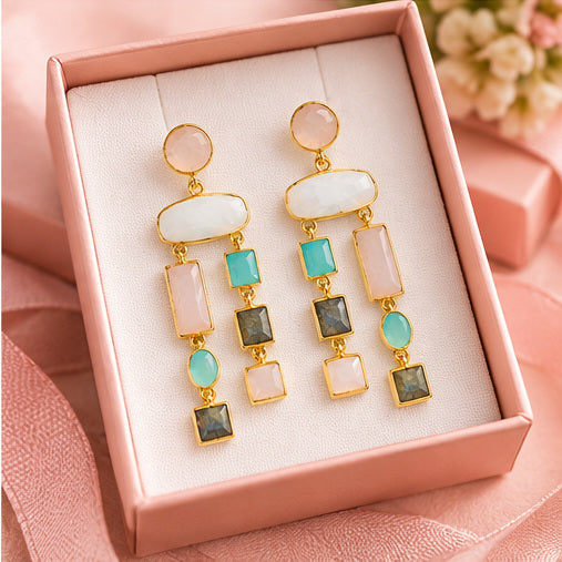 Winton & Waits Pastel Stonehenge Earring