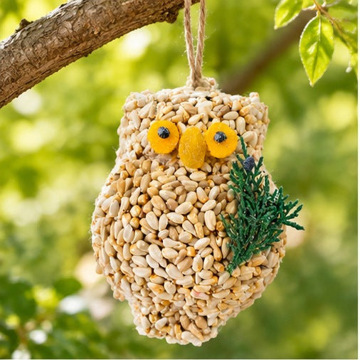 Mr. Bird Owl Three Pack Bird Feeder
