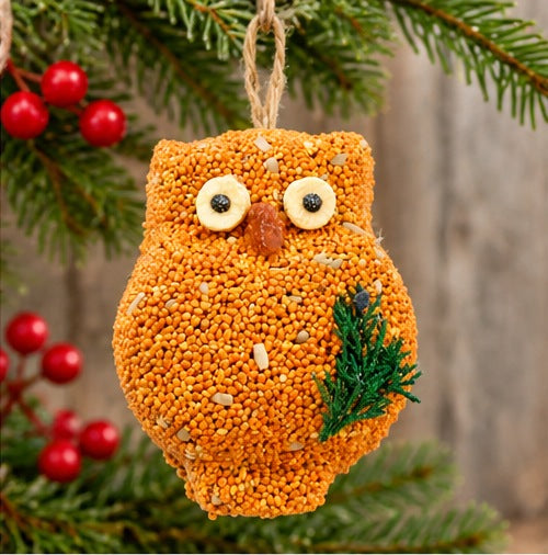 Mr. Bird Owl Three Pack Bird Feeder
