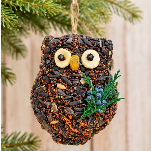 Mr. Bird Owl Three Pack Bird Feeder