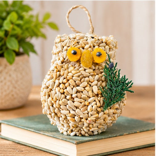 Mr. Bird Owl Three Pack Bird Feeder