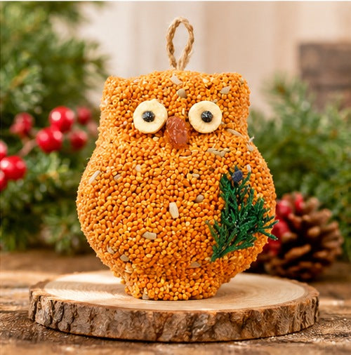 Mr. Bird Owl Three Pack Bird Feeder