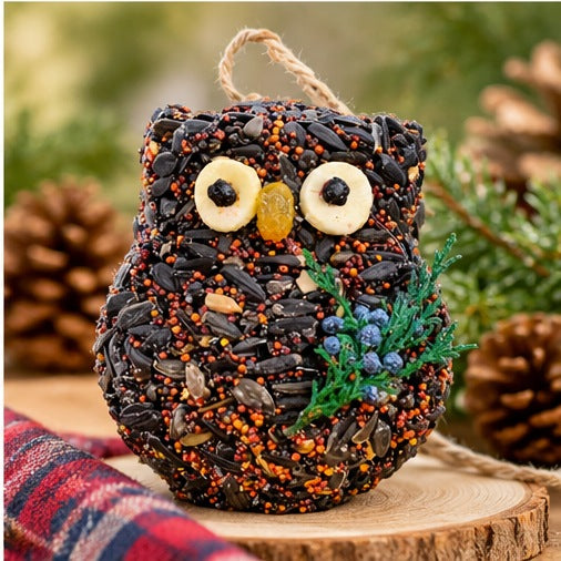 Mr. Bird Owl Three Pack Bird Feeder