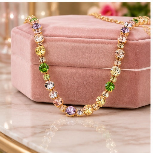 Sensibling Round Stone Necklace