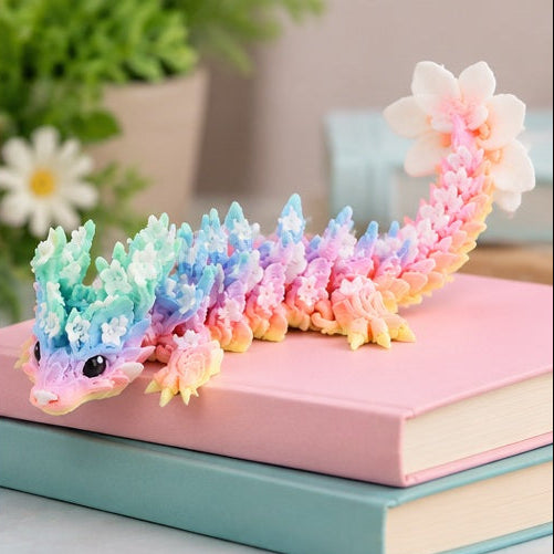 Power TRC 3D Printed Rainbow Blossom Dragon